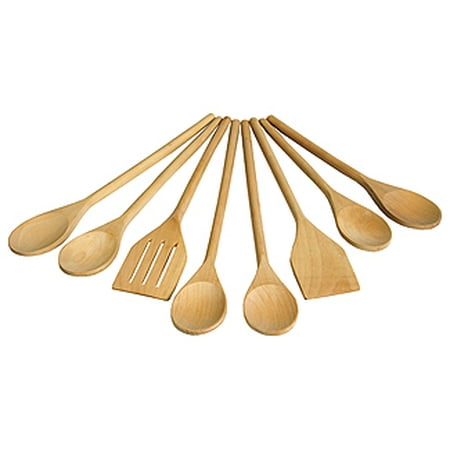 Mountain Woods 8 Piece Wooden Utensil Set