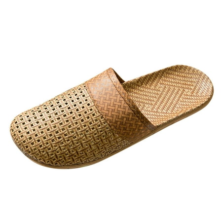 Cathalem Couples Same Non Slip Home Linen Slippers Wooden Floor Comfortable Sandals Coffee 41
Cathalem Couples Same Non Slip Home Linen Slippers Wooden Floor Comfortable Sandals Coffee 41