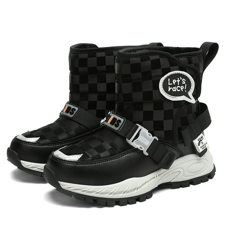 Kids Snow Boots Boys Girls Warm Fur Lined Winter Boots Outdoor Waterproof Slip Resistant Lightweight Cold Weather Shoes
Kids Snow Boots Boys Girls Warm Fur Lined Winter Boots Outdoor Waterproof Slip Resistant Lightweight Cold Weather Shoes