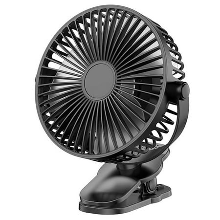 Portable USB Rechargeable Fan Mini Desktop Clip Fan 360 Degree 5-Speed Silent with Strong Wind for Home Office Black
Portable USB Rechargeable Fan Mini Desktop Clip Fan 360 Degree 5-Speed Silent with Strong Wind for Home Office Black