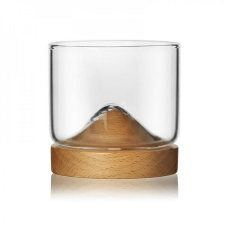 Popvcly 4oz Small Mountain Whiskey Glasses Set Old Fashioned Glasses with Wooden Base Unique Gift for Whiskey Bourbon B
Popvcly 4oz Small Mountain Whiskey Glasses Set Old Fashioned Glasses with Wooden Base Unique Gift for Whiskey Bourbon B