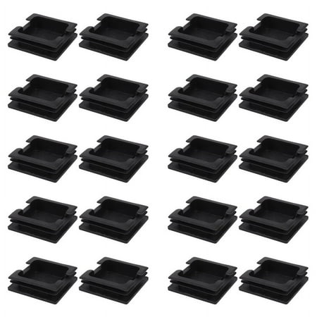 75mm x 75mm Plastic Caps Tube Pipe Inserts End Blanking 20Pcs