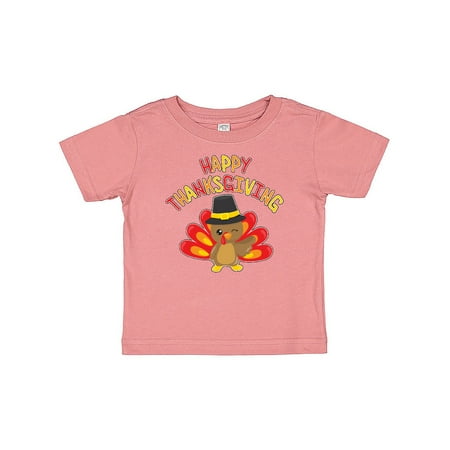 Inktastic Happy Thanksgiving- cute turkey in pilgrim hat Gift Baby Boy or Baby Girl T-Shirt
Inktastic Happy Thanksgiving- cute turkey in pilgrim hat Gift Baby Boy or Baby Girl T-Shirt