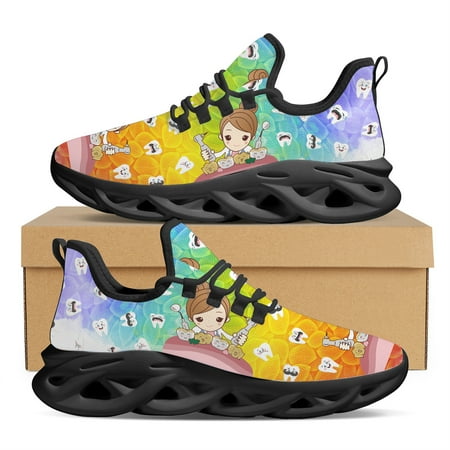 Doginthehole Cute Dental Nursing Design Flats Dentist Print Lace Up Casual Sneakers Comfortable Breathable Jogging Shoes
Doginthehole Cute Dental Nursing Design Flats Dentist Print Lace Up Casual Sneakers Comfortable Breathable Jogging Shoes