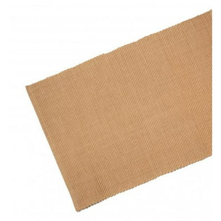Mr. MJs Trading AG-07308-13x36 13 x 36 in. Ribbed Table Runner Mustard