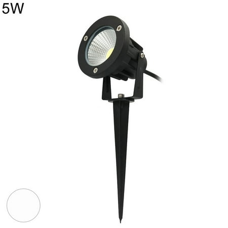 Waterproof AC 220V 3/5W COB LED Spotlight Outdoor Garden Yard Lawn Wall Lamp