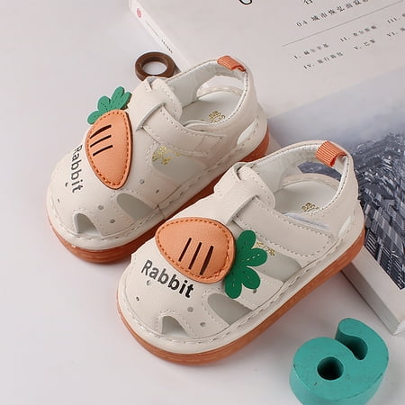 Wavsuf Sandals for Toddler Girls and Boys Cartoon Casual Cute White Sandals Size 19
Wavsuf Sandals for Toddler Girls and Boys Cartoon Casual Cute White Sandals Size 19