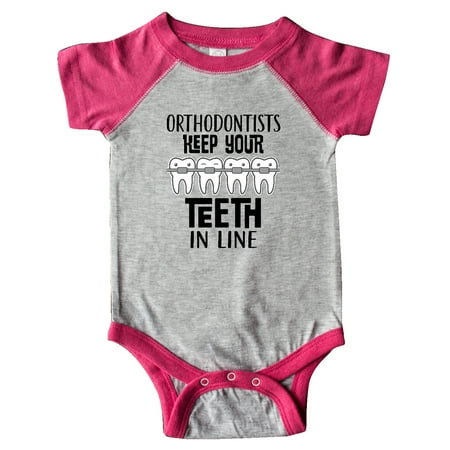Inktastic Funny Orthodontist Dental Quote Gift Baby Boy or Baby Girl Bodysuit