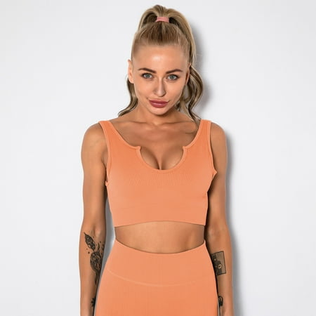 Women s seamless knitting yoga clothes Sports running fitness clothes Back gathering sports underwear
Women s seamless knitting yoga clothes Sports running fitness clothes Back gathering sports underwear