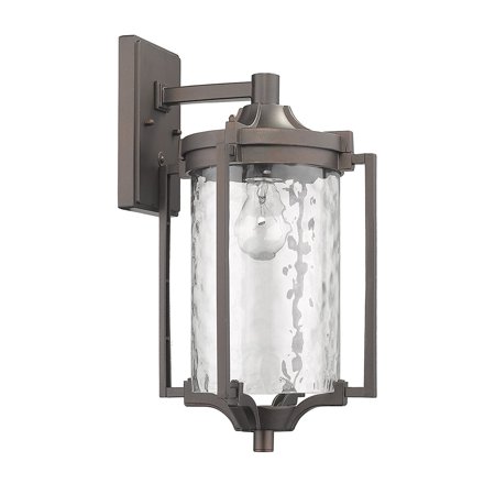Chloe Lighting CH22024RB16-OD1 Transitional 1 Light Rubbed Bronze Outdoor Wall Sconce 16" Height 1