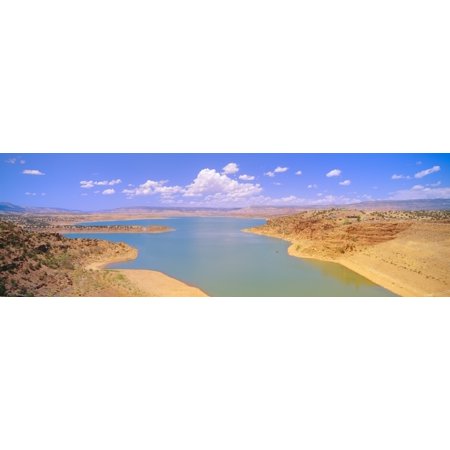 Albiquiu Reservoir Route 84 New Mexico Stretched Canvas - Panoramic Images (27 x 9)