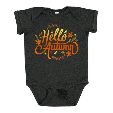 Inktastic Fall Season Hello Autumn in Orange and Yellow with Leaves Gift Baby Boy or Baby Girl Bodysuit
Inktastic Fall Season Hello Autumn in Orange and Yellow with Leaves Gift Baby Boy or Baby Girl Bodysuit