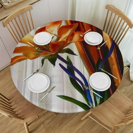 SHERONV Flower Round Table Cover Stain Resistant Washable Indoor Outdoor Tablecloth Kitchen Dining Wedding Parties 100% Polyester Fiber 31-35
SHERONV Flower Round Table Cover Stain Resistant Washable Indoor Outdoor Tablecloth Kitchen Dining Wedding Parties 100% Polyester Fiber 31-35