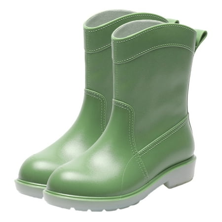 Mid Calf Rain Boots Fashionable Comfortable Shoes Waterproof Non-Slip Boots for Women for Outdoor Camping Hiking 38 Green
Mid Calf Rain Boots Fashionable Comfortable Shoes Waterproof Non-Slip Boots for Women for Outdoor Camping Hiking 38 Green