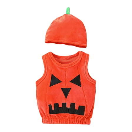 Binpure Baby Vest and Cap Halloween Cartoon Patterns Round Neck Sleeveless Tops+ Hat for Girls Boys
Binpure Baby Vest and Cap Halloween Cartoon Patterns Round Neck Sleeveless Tops+ Hat for Girls Boys