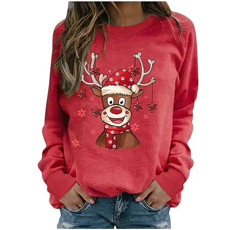 Ziloco Long Sleeve Round-Neck Blouses & Shirts Plus Size Blouses for Women Women s O-Neck Print Long-sleeved Sweatshirt Casual Blouse Pullover Tops Maternity Tank Top
Ziloco Long Sleeve Round-Neck Blouses & Shirts Plus Size Blouses for Women Women s O-Neck Print Long-sleeved Sweatshirt Casual Blouse Pullover Tops Maternity Tank Top
