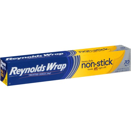 Reynolds Wrap Heavy Duty Non-Stick Aluminum Foil, 70 sq ft - Walmart.com