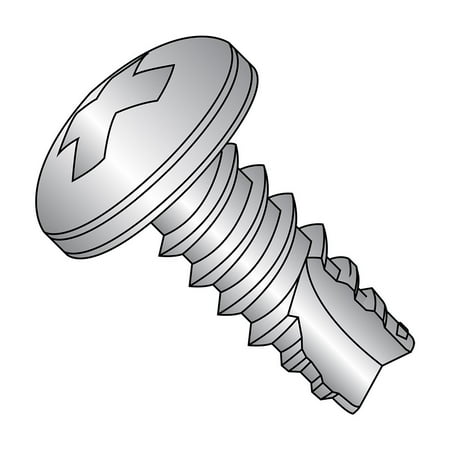 18-8 Stainless Steel Thread Cutting Screw Plain Finish Pan Head Phillips Drive Type 25 #6-20 Thread Size 3/8 Length (Pack of 100)
18-8 Stainless Steel Thread Cutting Screw Plain Finish Pan Head Phillips Drive Type 25 #6-20 Thread Size 3/8 Length (Pack of 100)