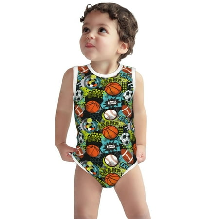 Vsdgher Balls Print Baby Unisex Baby Cotton Sleeveless Bodysuits Soft and velvety comfortable and breathable
Vsdgher Balls Print Baby Unisex Baby Cotton Sleeveless Bodysuits Soft and velvety comfortable and breathable