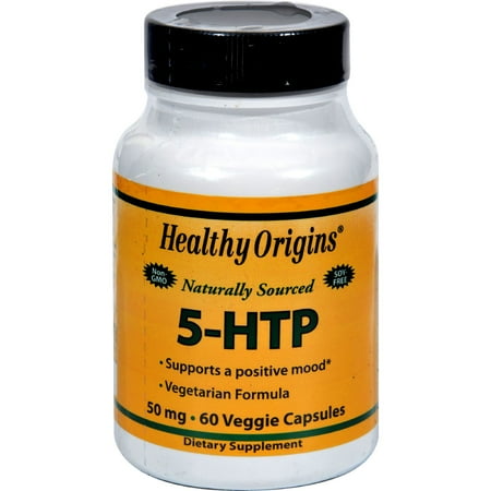 Healthy Origins Natural 5-HTP - 50 mg - 60 Capsules