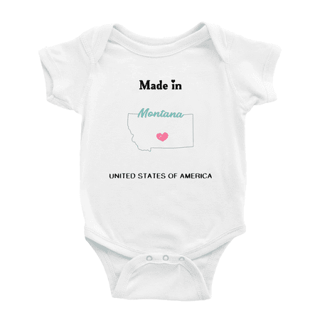 Made In Montana United States of America Baby Clothing Bodysuit 18-24 Months
Made In Montana United States of America Baby Clothing Bodysuit 18-24 Months