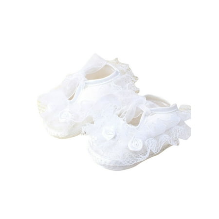 Woobling Infant Mary Jane Flats Soft Sole Princess Crib Shoes Lace Up Loafer Flat Birthday Walking Shoe Cute Mocassins Prewalker Fashion White 4C
Woobling Infant Mary Jane Flats Soft Sole Princess Crib Shoes Lace Up Loafer Flat Birthday Walking Shoe Cute Mocassins Prewalker Fashion White 4C