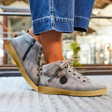 Cathalem No Heel Boots for Women Women Large Fashion Casual Shoes Light Fashion Boots Ankle Boots Womens Boots 8 Grey 8
Cathalem No Heel Boots for Women Women Large Fashion Casual Shoes Light Fashion Boots Ankle Boots Womens Boots 8 Grey 8