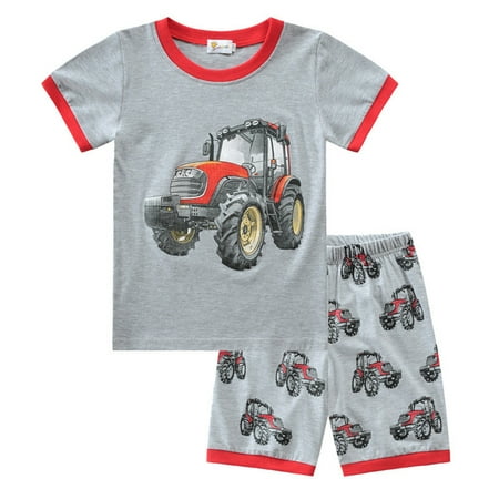 Yubatuo Boy Clothes Cartoon Cotton Summer Short Sleeve T-Shirt And Shorts Kids Outfit Set Red 110
Yubatuo Boy Clothes Cartoon Cotton Summer Short Sleeve T-Shirt And Shorts Kids Outfit Set Red 110