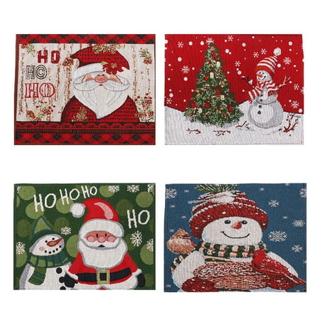 BOSTEY Christmas Knitted Cloth Old Man Snowman Decoration Placemat Cartoon Doll Insulation Pad
BOSTEY Christmas Knitted Cloth Old Man Snowman Decoration Placemat Cartoon Doll Insulation Pad