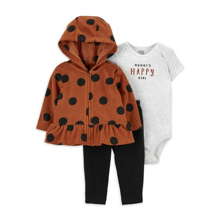 Carter s Child of Mine Baby Girls Brown Cardigan Bodysuit and Legging Set Sizes 0/3-24 Months
Carter s Child of Mine Baby Girls Brown Cardigan Bodysuit and Legging Set Sizes 0/3-24 Months