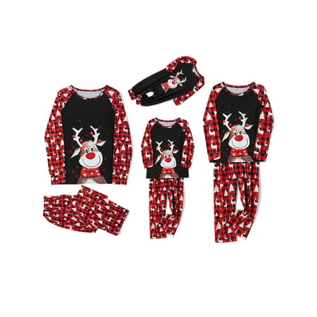 AMILIEe Christmas Family Matching Pajamas Set Plaid Tree Elk Long Sleeve Nightwear Sleepsuit
AMILIEe Christmas Family Matching Pajamas Set Plaid Tree Elk Long Sleeve Nightwear Sleepsuit