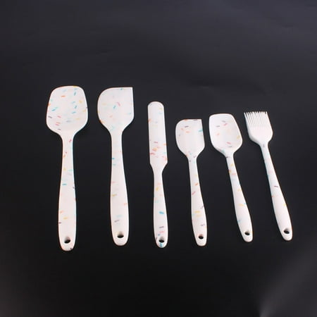 6pcs Silicone Cake Spatulas Set Multifunction Icing Smoother Kitchen Gadget Baking Tools for Butter Cream
6pcs Silicone Cake Spatulas Set Multifunction Icing Smoother Kitchen Gadget Baking Tools for Butter Cream