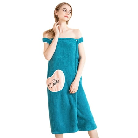 Bathrobe Bathrobe Quick-drying Foldable Coral Fleece Bath Towel