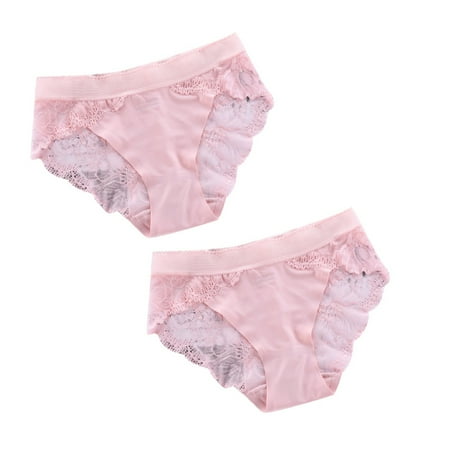 Qingsaizhen Briefs 2Pcs Women Sexy Solid Color Lace See Through Cotton Elastic Briefs Underwear
Qingsaizhen Briefs 2Pcs Women Sexy Solid Color Lace See Through Cotton Elastic Briefs Underwear