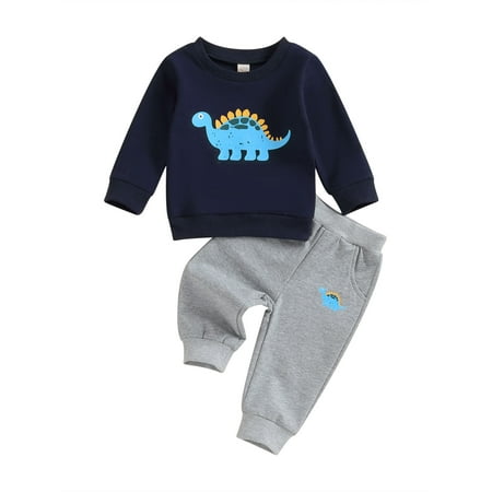 FEORJGP Toddler Infant Baby Boys Outfit Long Sleeve Sweatshirt Crew Neck Pullover Cartoon Dinosaur Print Tops with Sweatpants Long Pants Set Newborn Baby Clothes
FEORJGP Toddler Infant Baby Boys Outfit Long Sleeve Sweatshirt Crew Neck Pullover Cartoon Dinosaur Print Tops with Sweatpants Long Pants Set Newborn Baby Clothes
