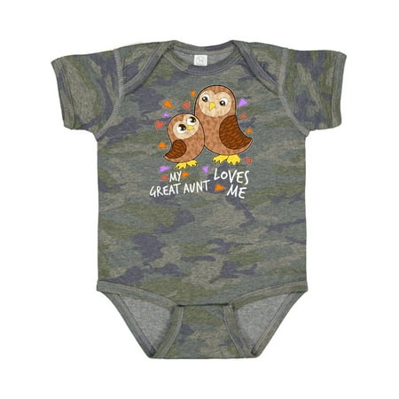 Inktastic My Great Aunt Loves Me- Cute Owl Family Gift Baby Boy or Baby Girl Bodysuit
Inktastic My Great Aunt Loves Me- Cute Owl Family Gift Baby Boy or Baby Girl Bodysuit