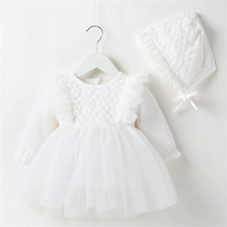 FZM Christmas Kids Toddler Girls Solid Spring Winter Lace Long Sleeve Tulle Princess Dress Clothes
FZM Christmas Kids Toddler Girls Solid Spring Winter Lace Long Sleeve Tulle Princess Dress Clothes