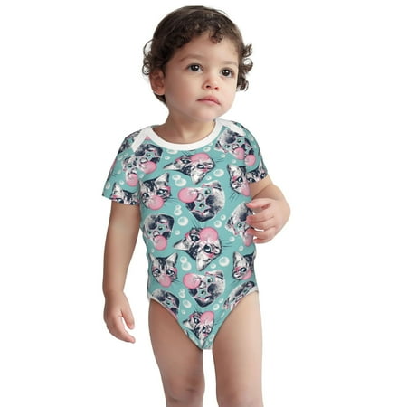 Fotbe Bubble Cat Cute Pattern Unisex-baby Short-sleeve Bodysuit Short Sleeve Bodysuits One-piece 100% Organic Cotton for Infant Baby Boys Unisex-3 Months
Fotbe Bubble Cat Cute Pattern Unisex-baby Short-sleeve Bodysuit Short Sleeve Bodysuits One-piece 100% Organic Cotton for Infant Baby Boys Unisex-3 Months