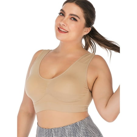 Womens Running Bra Sports Bra Sleep Bras High Impact Support Yoga Bralette Leisure Stretch Crop Tops Vest Beige 6XL
Womens Running Bra Sports Bra Sleep Bras High Impact Support Yoga Bralette Leisure Stretch Crop Tops Vest Beige 6XL