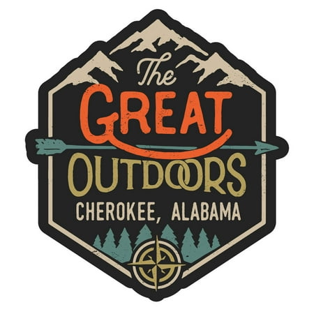 Cherokee Alabama The Great Outdoors Design 2-Inch Fridge Magnet