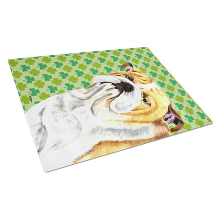 Caroline s Treasures Bulldog English St. Patrick s Day Shamrock Portrait Glass Cutting Board Large
Caroline s Treasures Bulldog English St. Patrick s Day Shamrock Portrait Glass Cutting Board Large