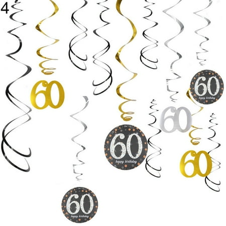 LHMSGG 12Pcs 30/40/50/60 Years Spiral Hanging Ornaments Birthday Party Pendant Decor
LHMSGG 12Pcs 30/40/50/60 Years Spiral Hanging Ornaments Birthday Party Pendant Decor
