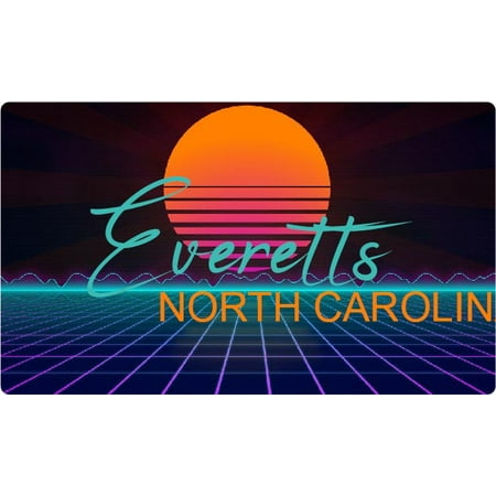 Cashiers North Carolina 4 X 2.25-Inch Fridge Magnet Retro Neon Design