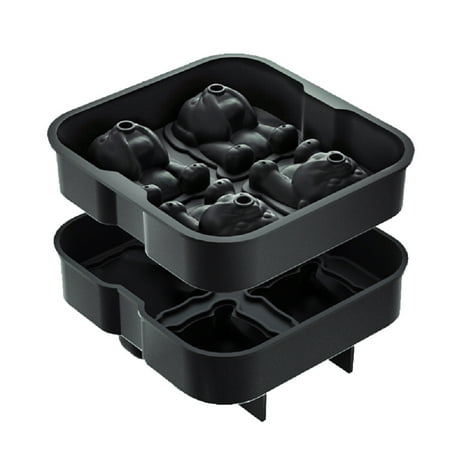 Hadanceo Bulldog Ice Tray 4 Cavity Low Temperature Resistance High Tenacity Non-stick Quick to Demold DIY Ice Cube Mold
Hadanceo Bulldog Ice Tray 4 Cavity Low Temperature Resistance High Tenacity Non-stick Quick to Demold DIY Ice Cube Mold