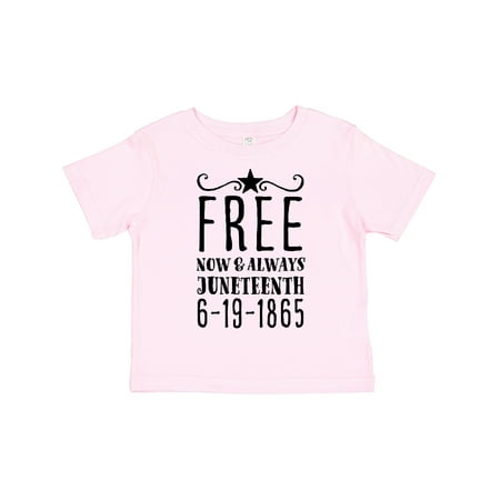 Inktastic Free- Now and Always- Juneteenth 6-19-1865 Gift Toddler Boy or Toddler Girl T-Shirt
Inktastic Free- Now and Always- Juneteenth 6-19-1865 Gift Toddler Boy or Toddler Girl T-Shirt