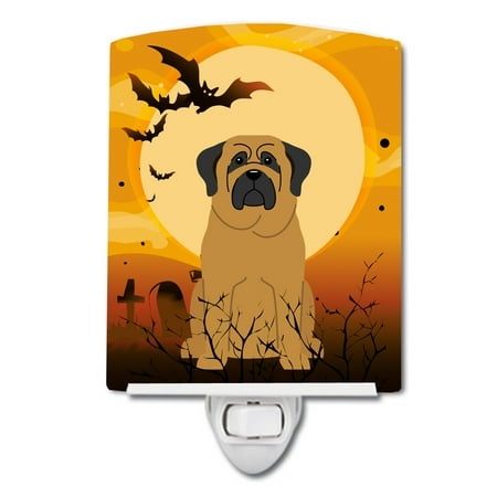 Caroline s Treasures BB4284CNL Halloween Mastiff Ceramic Night Light 6x4x3 multicolor 
Caroline s Treasures BB4284CNL Halloween Mastiff Ceramic Night Light 6x4x3 multicolor