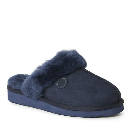 Fireside By Dearfoams Women s Sydney Genuine Shearling Scuff