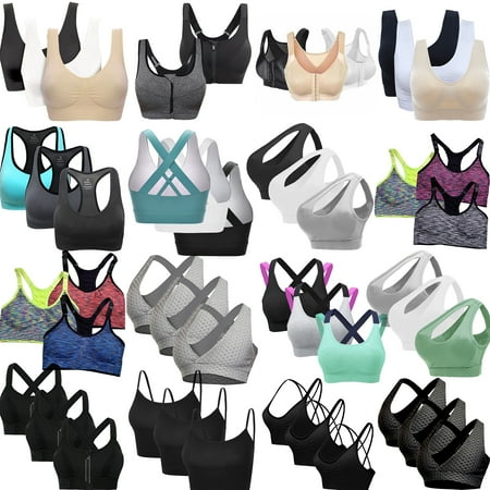 LUXIF Strappy Sports Bra for Women Sexy Crisscross Back Medium Support Yoga Bra with Removable Cups Pack of 3
LUXIF Strappy Sports Bra for Women Sexy Crisscross Back Medium Support Yoga Bra with Removable Cups Pack of 3