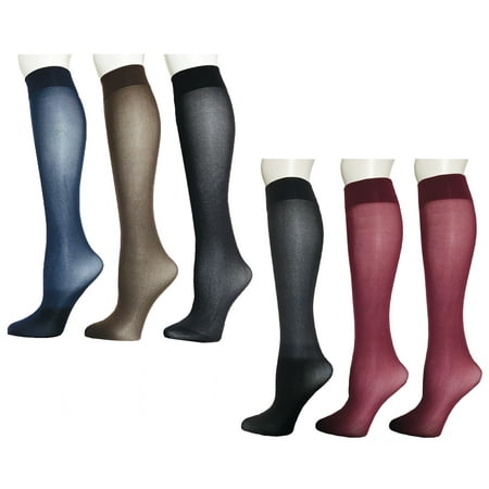 Badgley Mischka 6 Pack Women s Plus Size Fashion Trouser Socks Navy-Brown-Black-Wine
Badgley Mischka 6 Pack Women s Plus Size Fashion Trouser Socks Navy-Brown-Black-Wine