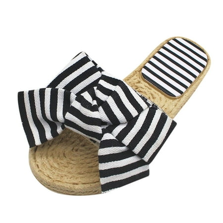 Follure Girl women s casual shoes Leisure Womens Bow Flip-Flops Breathable Open Toe Sandals Casual Shoes Slippers Black
Follure Girl women s casual shoes Leisure Womens Bow Flip-Flops Breathable Open Toe Sandals Casual Shoes Slippers Black